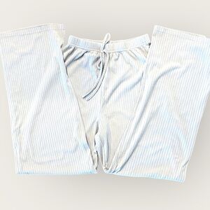 SHEIN White Striped Leggings